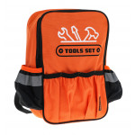 Súprava náradia s ruksakom – oranžová